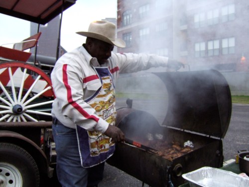 Deputy Dawg at the Grill